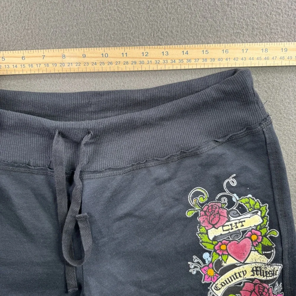 Cmt Loot Sweat Shorts Junior 19 2XL Black‎ Country Music Forever Lounge Resort